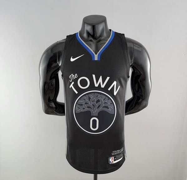 2020 PAYTON II#0 Warriors City Edition Black And Grey NBA Jersey