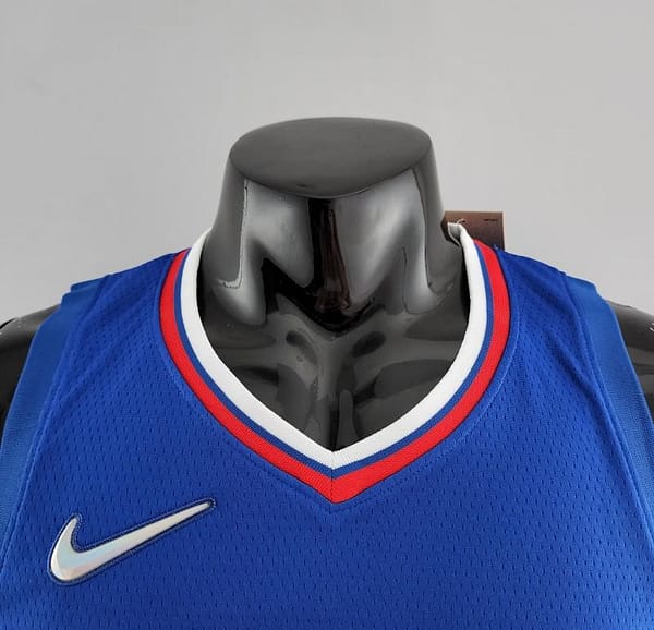 75th Anniversary WALL#11 Los Angeles Clippers NBA Jersey Blue - Image 9