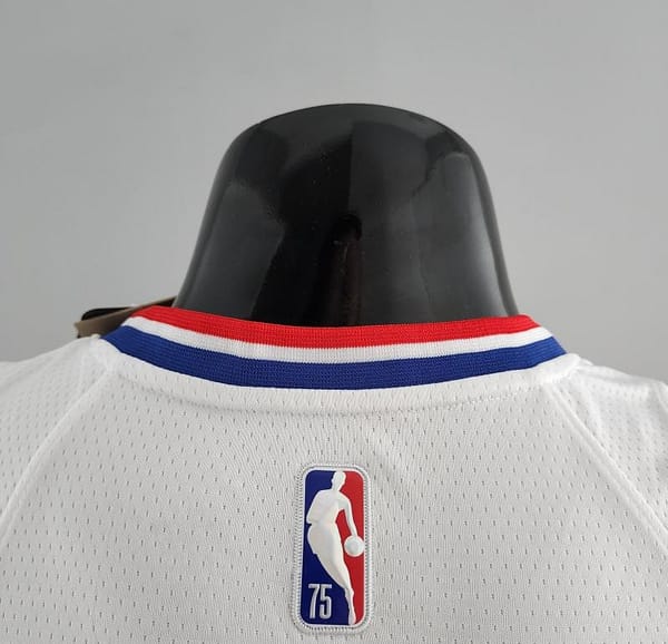 75th Anniversary WALL#11 Los Angeles Clippers NBA Jersey White - Image 5
