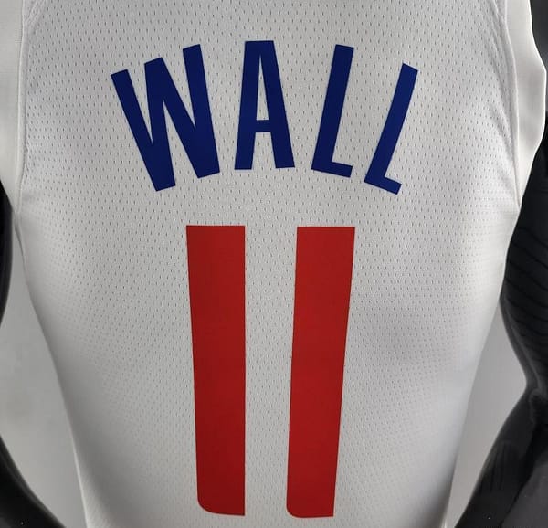 75th Anniversary WALL#11 Los Angeles Clippers NBA Jersey White - Image 6