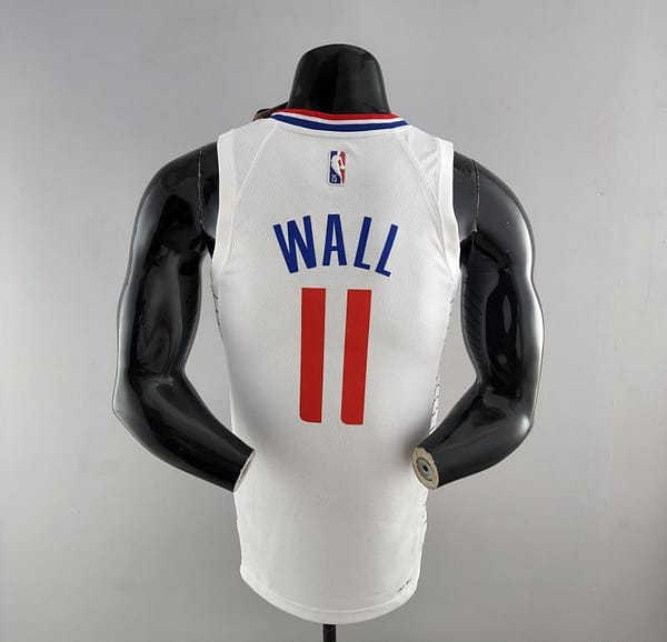 75th Anniversary WALL#11 Los Angeles Clippers NBA Jersey White - Image 7
