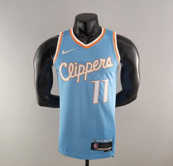 2022 WALL#11 Los Angeles Clippers City Edition NBA Jersey Blue