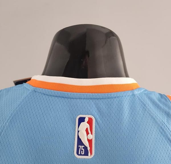 2022 WALL#11 Los Angeles Clippers City Edition NBA Jersey Blue - Image 2