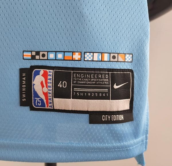 2022 WALL#11 Los Angeles Clippers City Edition NBA Jersey Blue - Image 5