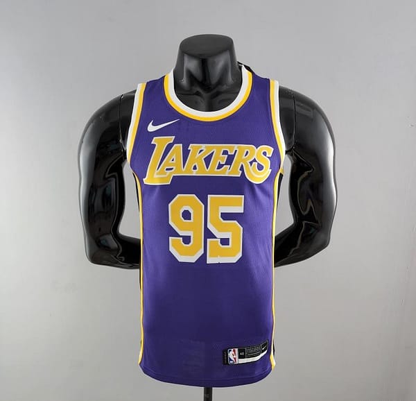 TOSCANO #95 Los Angeles Lakers Purple NBA Jersey