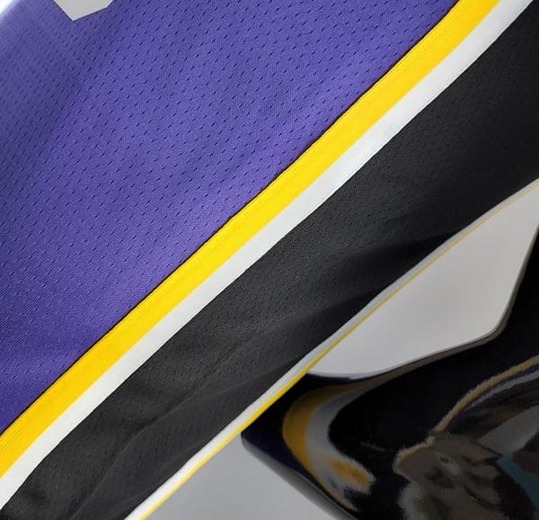 TOSCANO #95 Los Angeles Lakers Purple NBA Jersey - Image 2