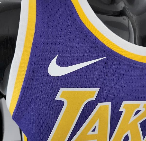 TOSCANO #95 Los Angeles Lakers Purple NBA Jersey - Image 5