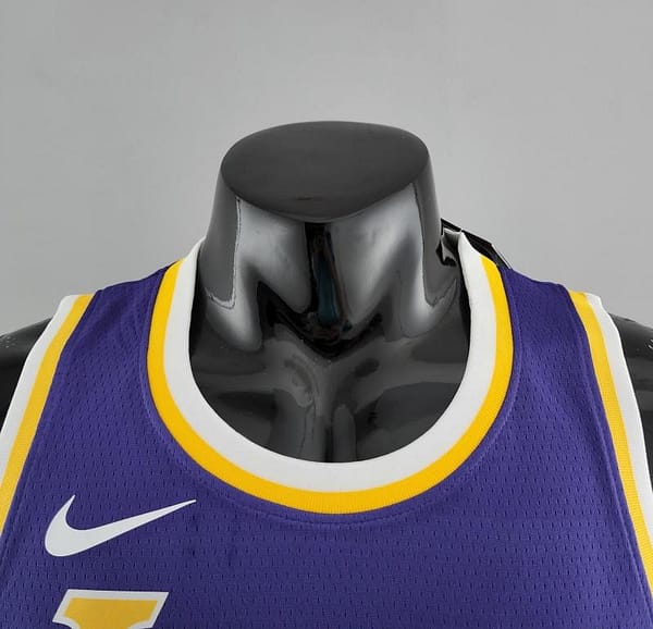 TOSCANO #95 Los Angeles Lakers Purple NBA Jersey - Image 6