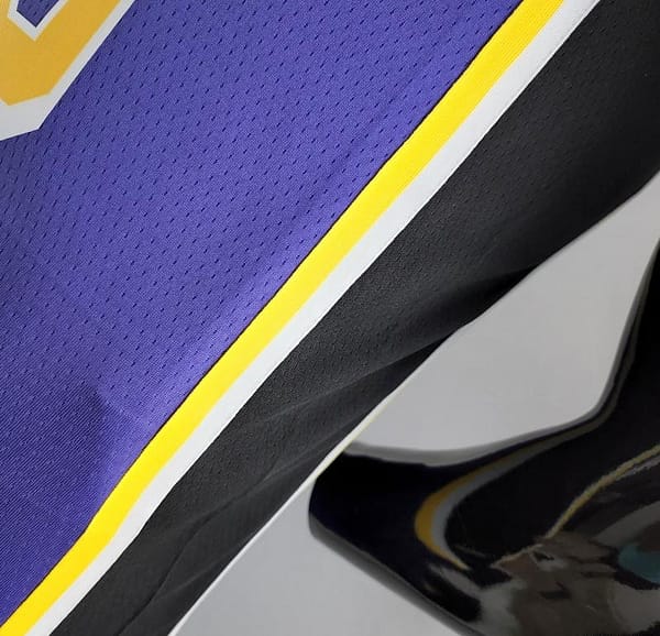 75th Anniversary TOSCANO #95 Los Angeles Lakers Jordan Purple NBA Jersey - Image 6