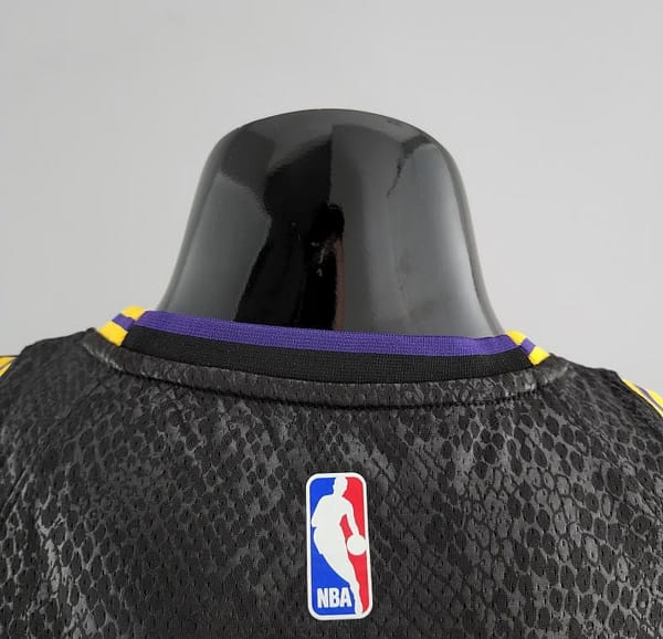 TOSCANO#95 Los Angeles Lakers Black NBA Jersey - Image 2