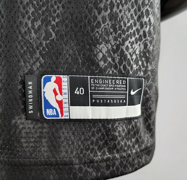 TOSCANO#95 Los Angeles Lakers Black NBA Jersey - Image 5