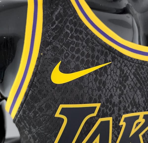 TOSCANO#95 Los Angeles Lakers Black NBA Jersey - Image 7