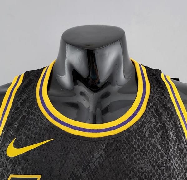 TOSCANO#95 Los Angeles Lakers Black NBA Jersey - Image 8