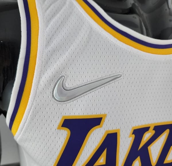 75th Anniversary IRVING #2 Los Angeles Lakers White NBA Jersey - Image 4