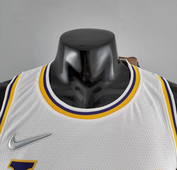 75th Anniversary IRVING #2 Los Angeles Lakers White NBA Jersey - Image 5