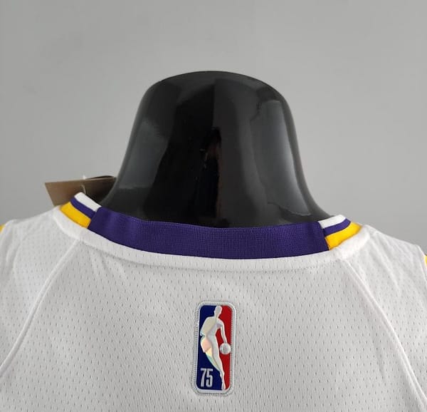 75th Anniversary IRVING #2 Los Angeles Lakers White NBA Jersey - Image 7