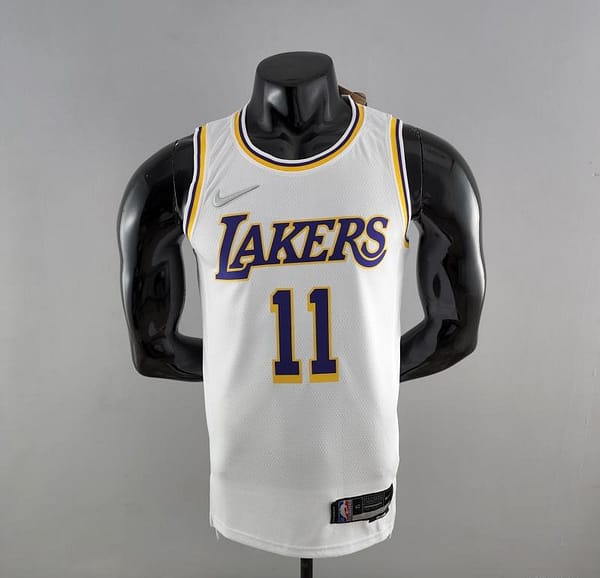 75th Anniversary IRVING #11 Los Angeles Lakers White NBA Jersey