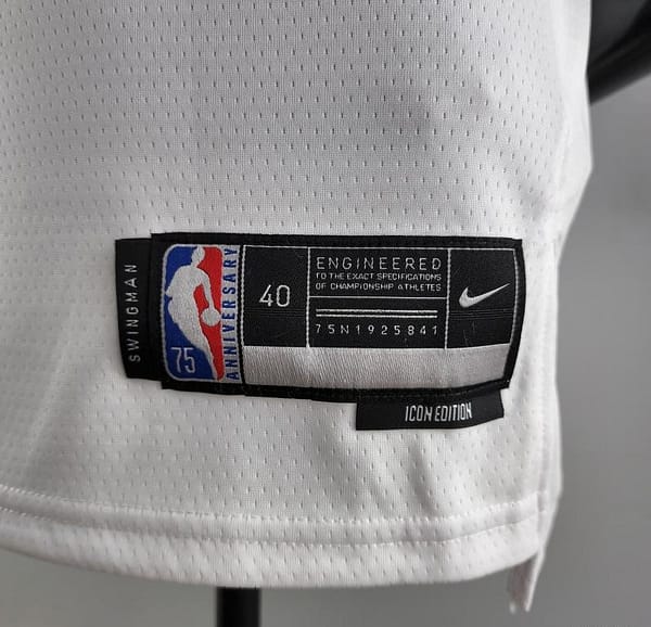 75th Anniversary IRVING #11 Los Angeles Lakers White NBA Jersey - Image 2