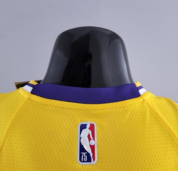 75th Anniversary IRVING #11 Los Angeles Lakers Yellow NBA Jersey - Image 2