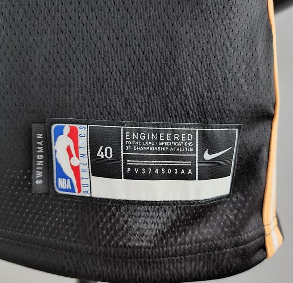 Atlanta Hawks Young #11 Limited Black NBA Jersey - Image 2