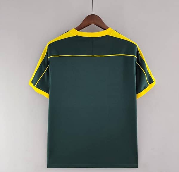 Retro Goalkeeper Brazil 1998 Dark Green Jersey - Image 2
