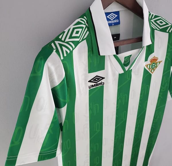 Retro 94/95 Real Betis Home Soccer Jersey - Image 5