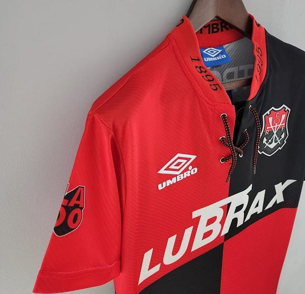 Retro 1994 Flamengo 100th Anniversary Edition Home Soccer Jersey - Image 5
