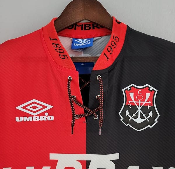 Retro 1994 Flamengo 100th Anniversary Edition Home Soccer Jersey - Image 9