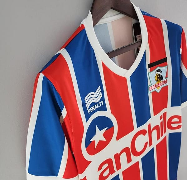Retro 1986 Colo Colo Away Soccer Jersey - Image 6