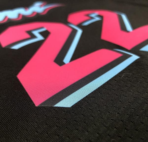 2019-20 NBA Heat Pressed Men's Black Miami Heat #22 Jimmy Butler City Edition Jersey - Image 7
