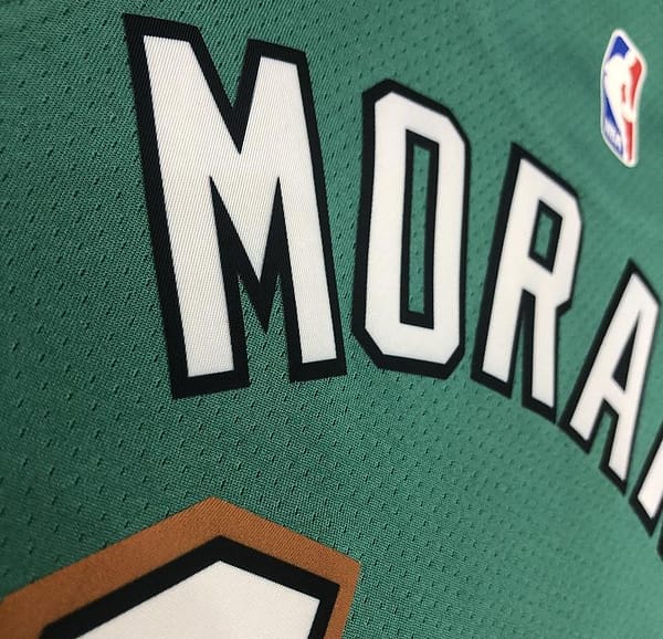 NBA Heat Pressed Men's Green Memphis Grizzlies #12 Ja Morant Basketball Jersey - Image 10