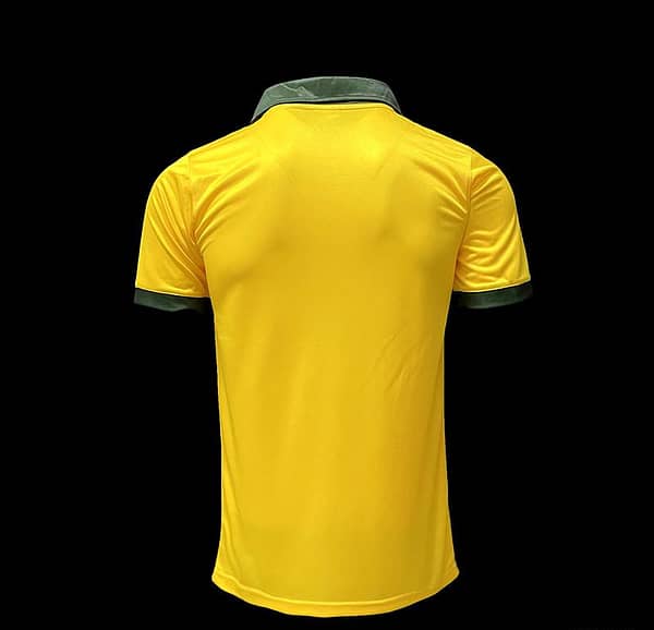 Retro 1988 Brazil Home Soccer Jersey - Image 2