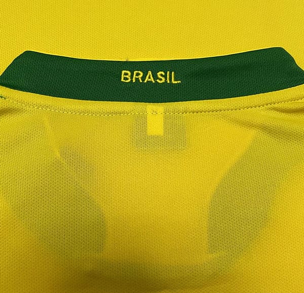 Retro 2006 Brazil Home Soccer Jersey - Image 3