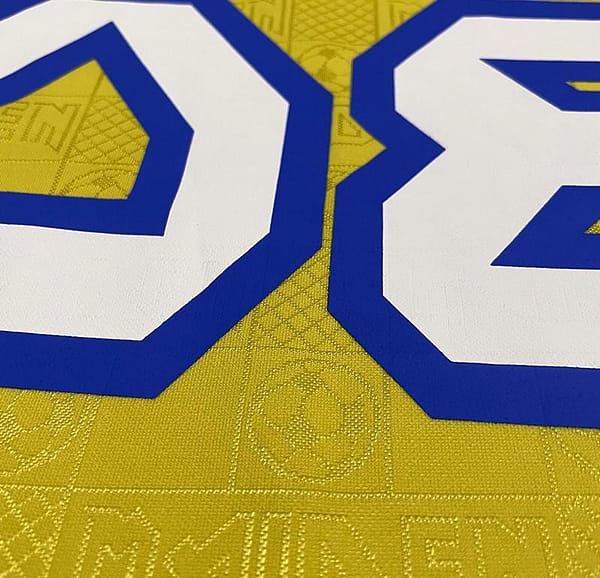 Retro 2008 West Ham Iron Maiden Yellow Jersey - Image 2