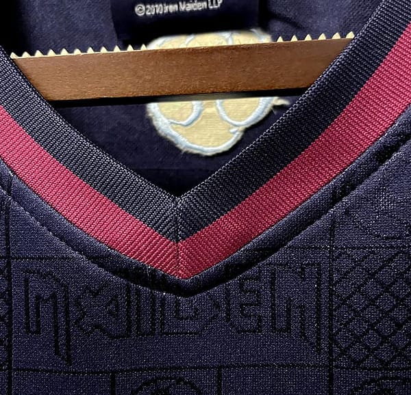 Retro 2011 West Ham Iron Maiden Home Soccer Jersey - Image 13