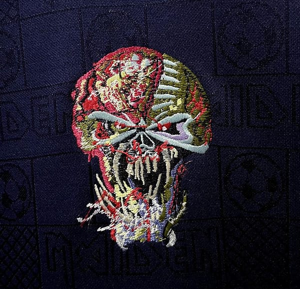 Retro 2010 West Ham Iron Maiden Home Soccer Jersey - Image 9