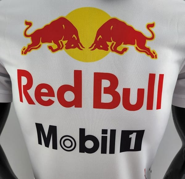 2022 F1 Redbull White Jersey  #0011 - Image 3