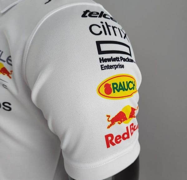 2022 F1 Redbull White Jersey  #0011 - Image 5