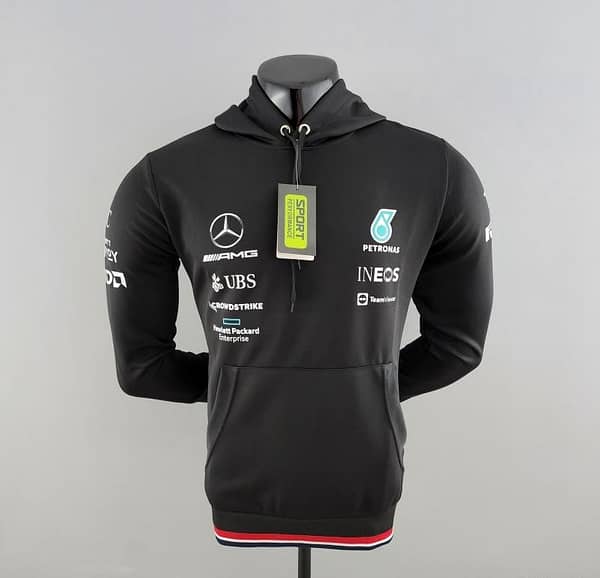 2022 F1 Mercedes AMG Petronas Black Jacket #0001