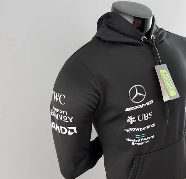 2022 F1 Mercedes AMG Petronas Black Jacket #0001 - Image 7
