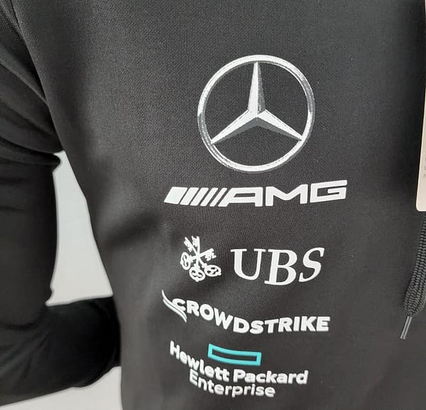 2022 F1 Mercedes AMG Petronas Black Jacket #0001 - Image 8