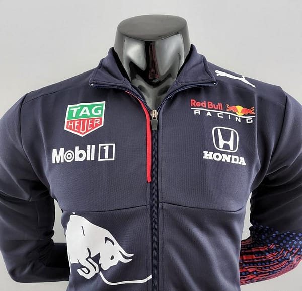 2022 F1 Redbull Full Zipper Hoodie Jacket #0004 - Image 9