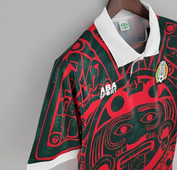 Retro 1997 Mexico Fourth Away Soccer Jersey - Image 4