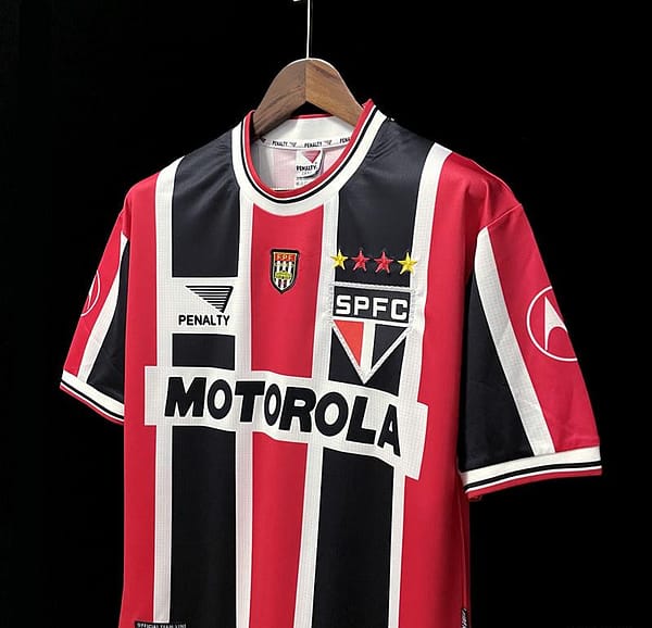 Retro 2000 Sao Paulo Away Soccer Jersey - Image 8