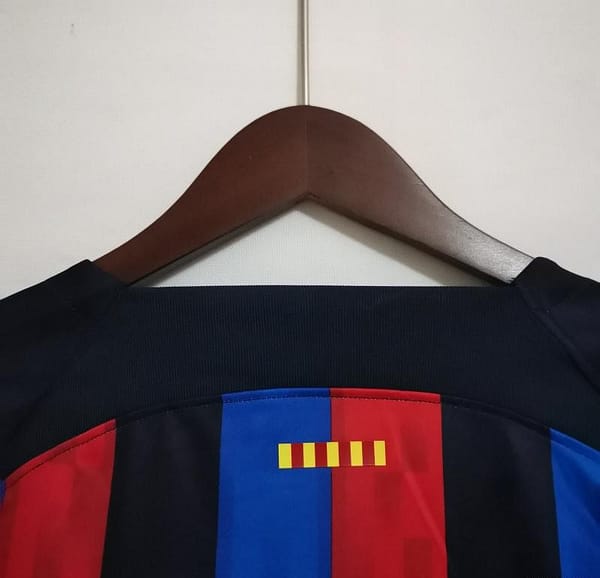 22 23 Barcelona Home Soccer Jersey - Image 3