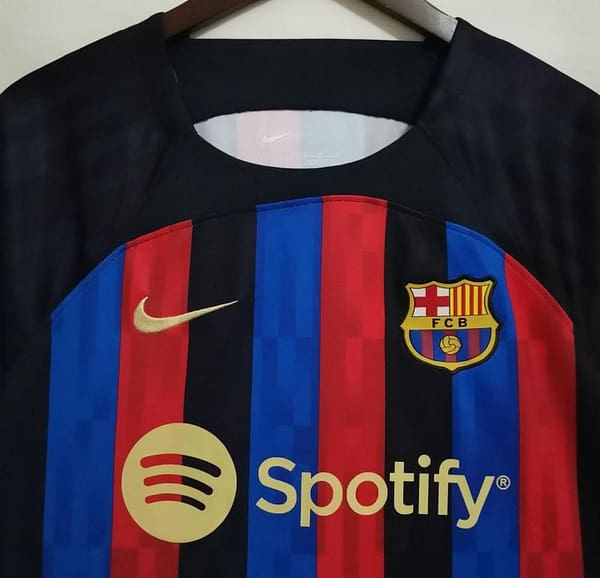 22 23 Barcelona Home Soccer Jersey - Image 6