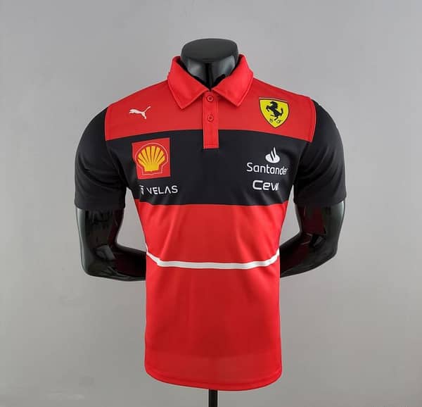 2022 F1 Ferrari Red Polos  #0005