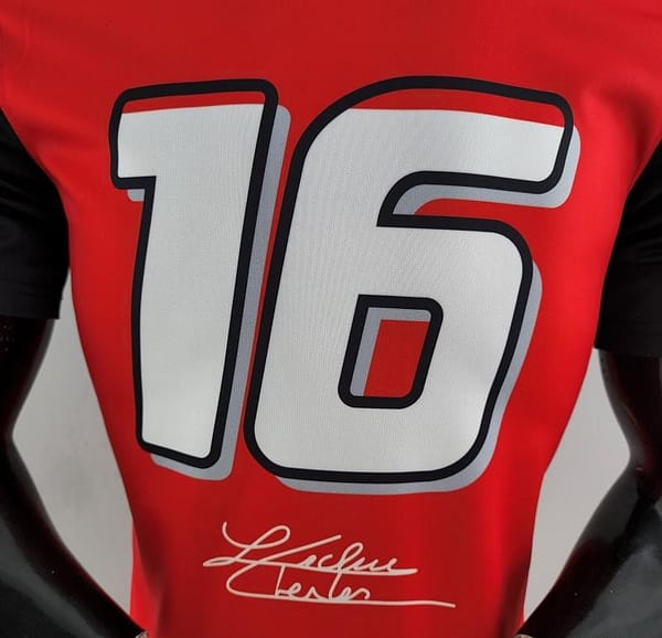 2022 F1 Ferrari Red Polos  #0005 - Image 2