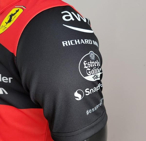 2022 F1 Ferrari Red Polos  #0005 - Image 4