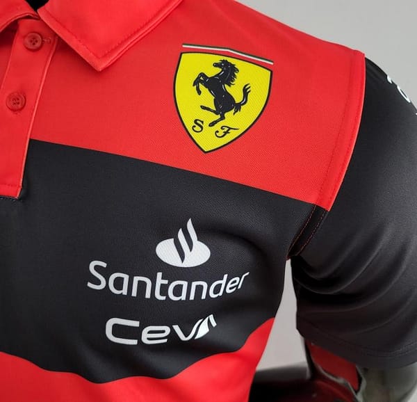 2022 F1 Ferrari Red Polos  #0005 - Image 7